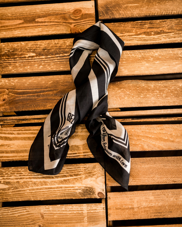 Alice our cotton scarf Navy