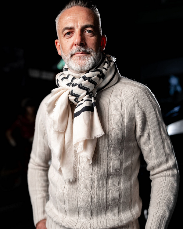 Arsene Ecru Scarf