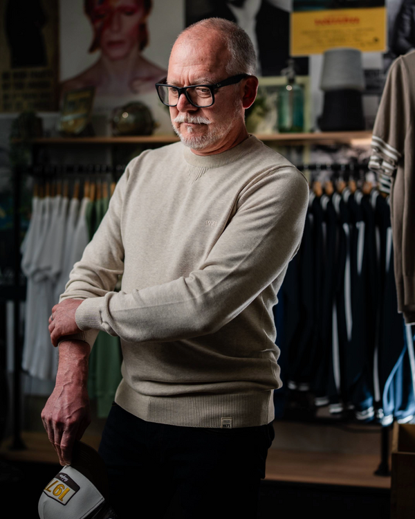 Rick Sweater Ecru Chiné