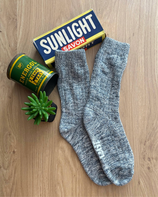 Salvio Blue melange socks