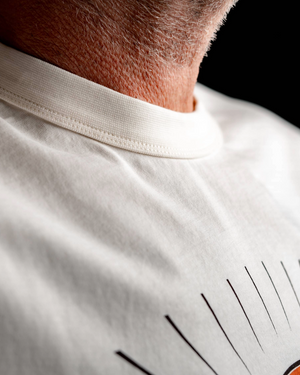 Vue latérale t-shirt Aldo coton bio portugais