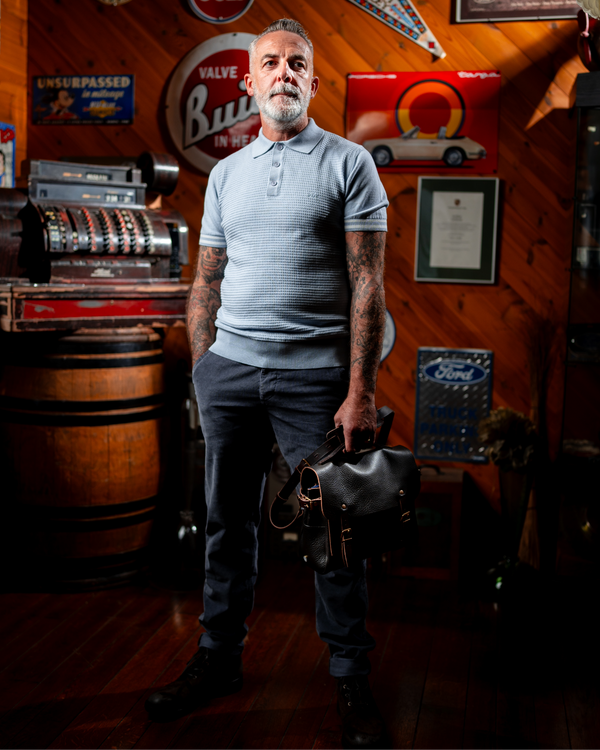 Arturo Cord Chino Blue Indigo