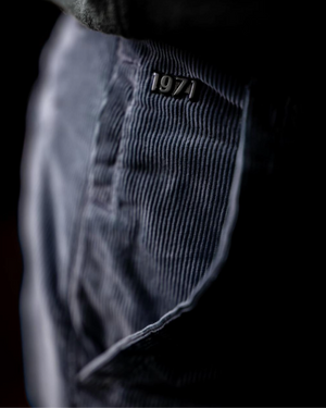 Vue arrière pantalon Arturo bleu indigo homme heritage