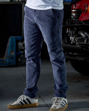 Arturo Cord Chino Blue Indigo