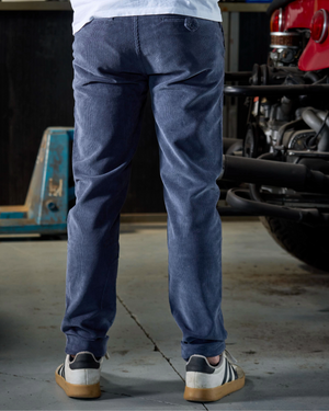 Arturo Cord Chino Blue Indigo