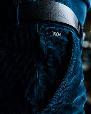 Vue arrière pantalon Arturo navy fabrication Portugal