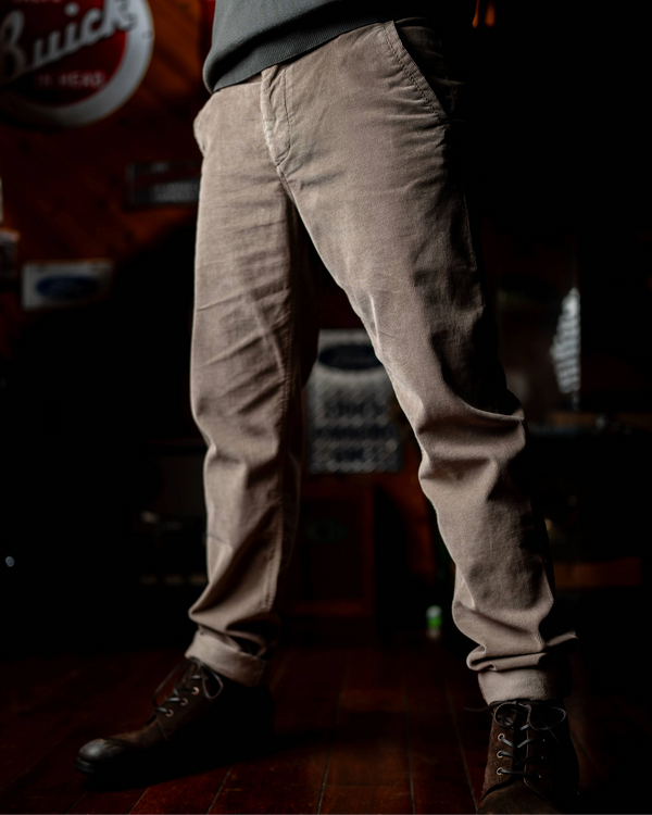 Arturo Cord Chino Taupe