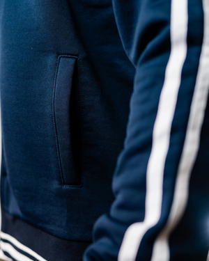 Vue arrière veste Bruce bleu profond homme heritage