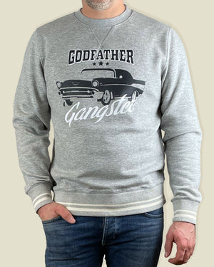 Détail col sweatshirt Burt coton bio portugais premium