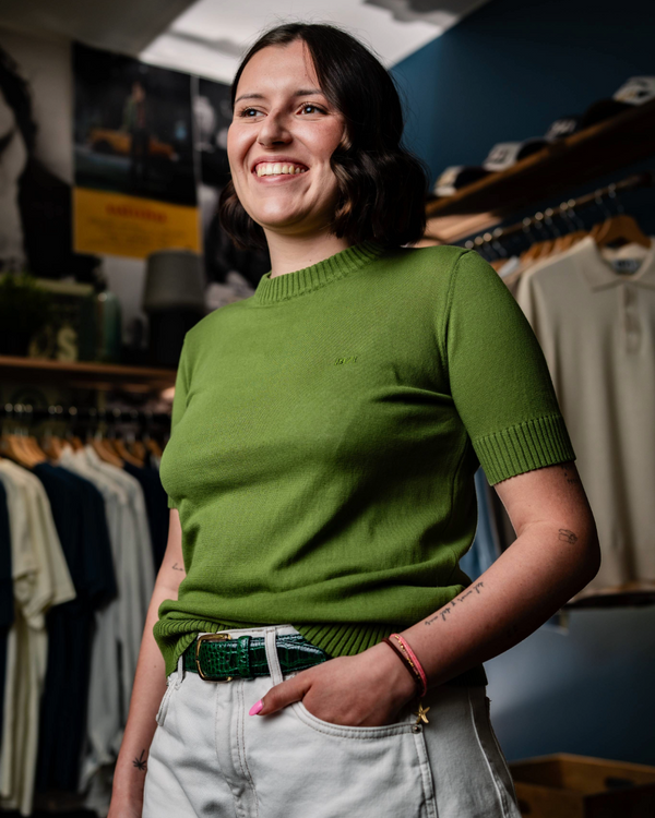 Carla Ladies Top Green