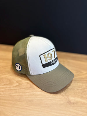 Vue latérale casquette Franky trucker cap rétro authentique