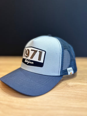 Vue latérale casquette Freddy trucker cap rétro authentique