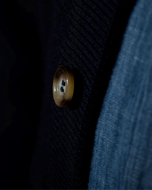 The Knitted Jacket Henri Blue