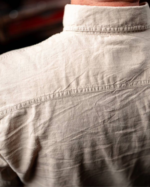 Keith Patch Pocket Shirt Light Taupe