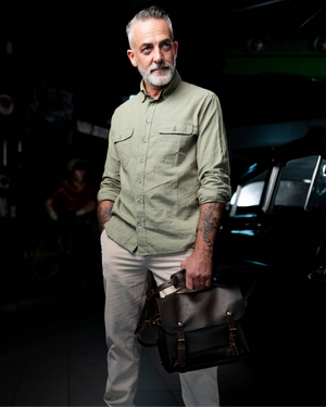 Détail poches chemise Keith laurier workwear authentique vintage