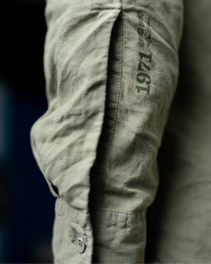 Texture lin coton chemise Keith laurier tissu portugais premium