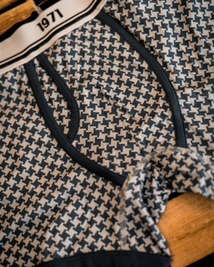 Boxer Murdock pied de poule fabrication portugaise qualité premium