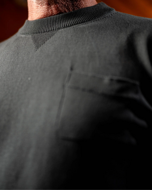 Vue arrière pull Orlando taupe fil italien qualité