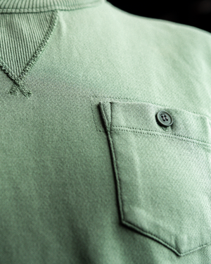 Vue arrière sweatshirt Raby laurier coton bio