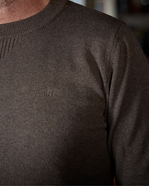 Rick Sweater Ecru Chiné