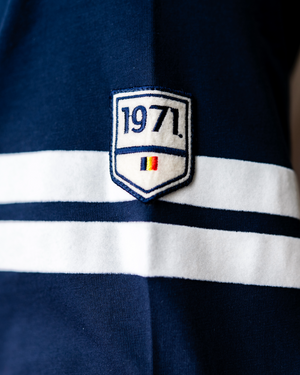 Détail couture t-shirt Stan fabrication Portugal premium