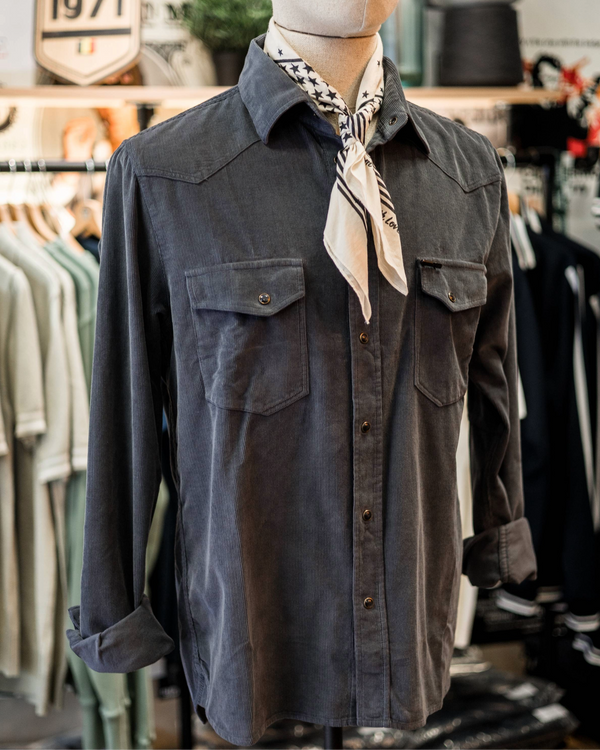 Torst western shirt Blue Indigo