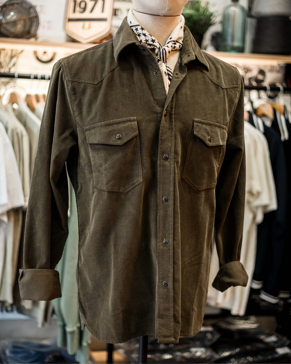 Torst western shirt Khaki