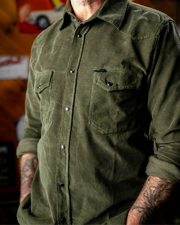Torst western shirt Khaki