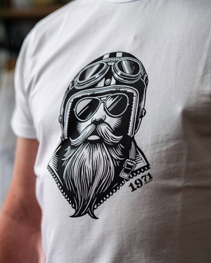 Détail motif t-shirt Zack design vintage authentique premium